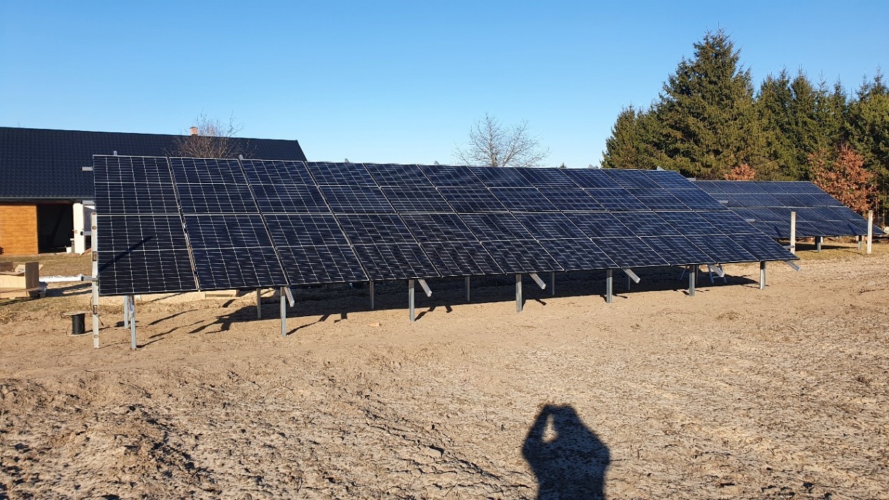 Duża Instalacja fotowoltaiczna na gruncie